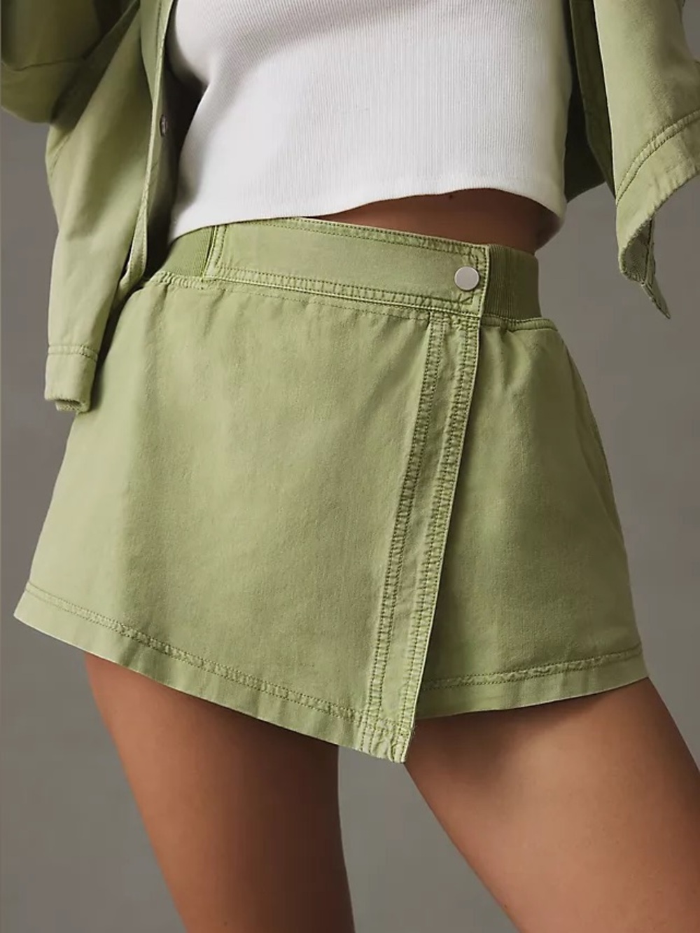 Anthropologie Daily Practice Friday Skort Green Size XS
